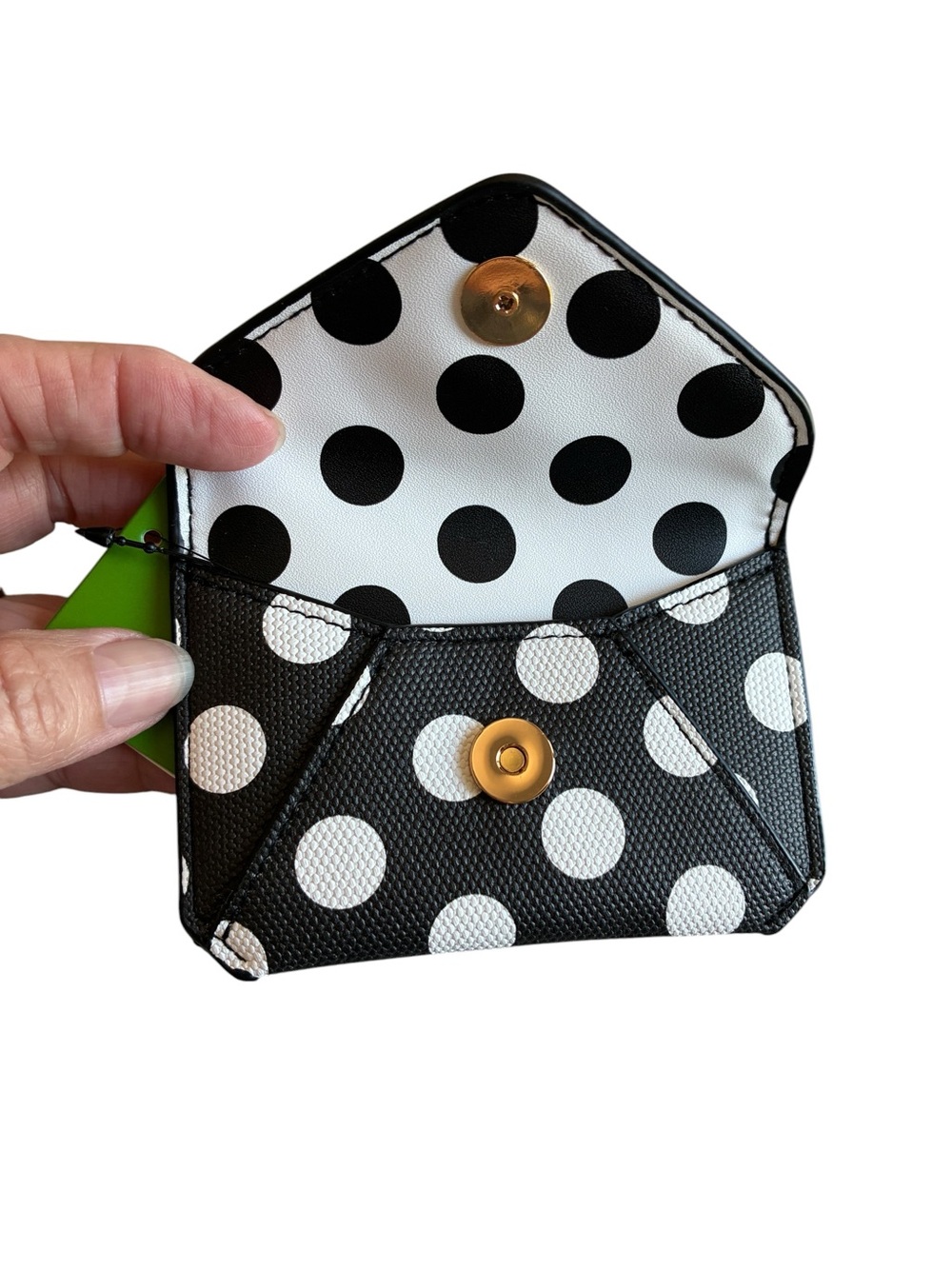 Kate Spade x Target Polka Dot Envelope Card Holder Wallet NWT Limited Edition - Picture 4 of 6